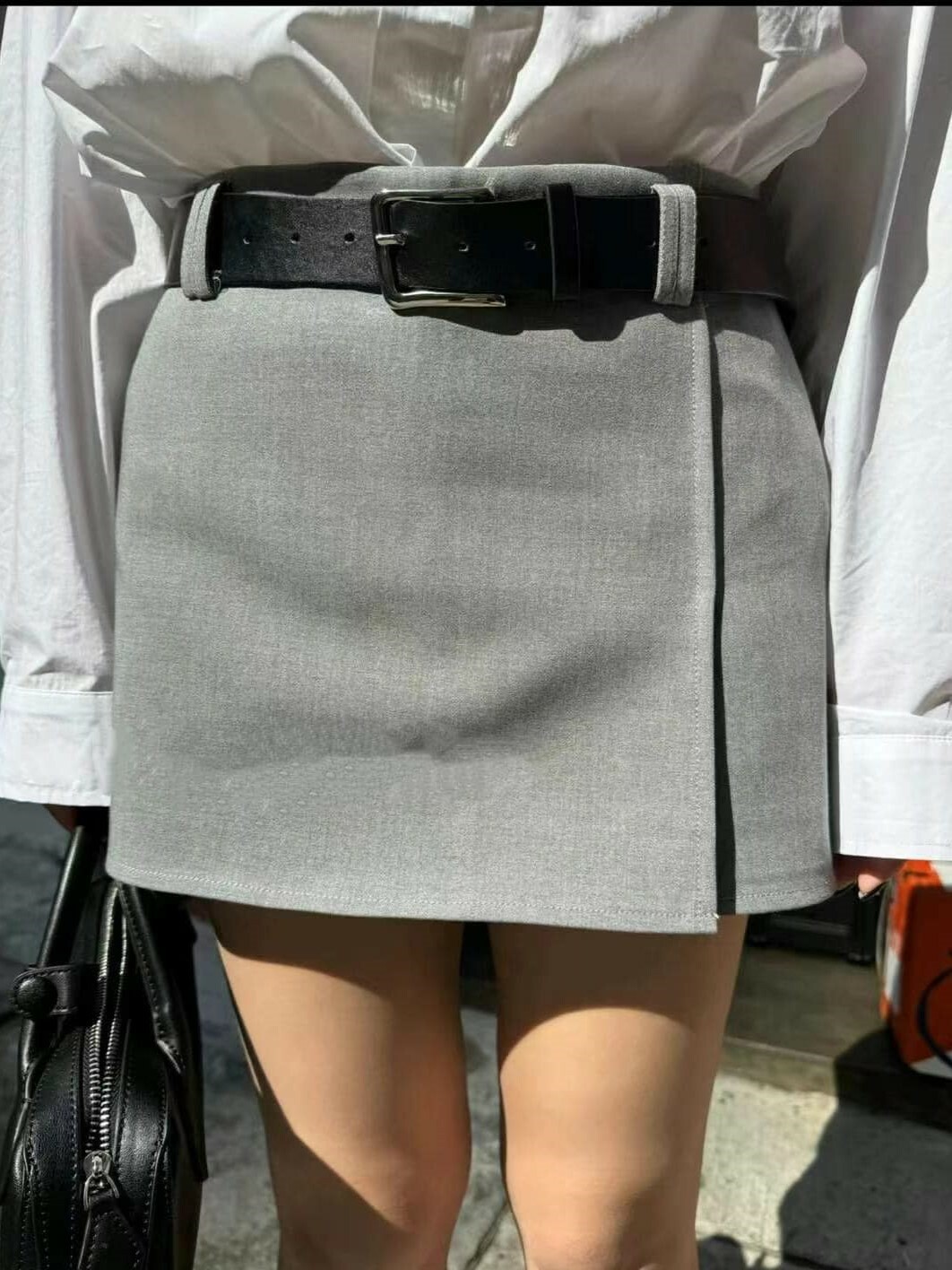 裙子丨經典百搭西裝褲裙含腰帶
