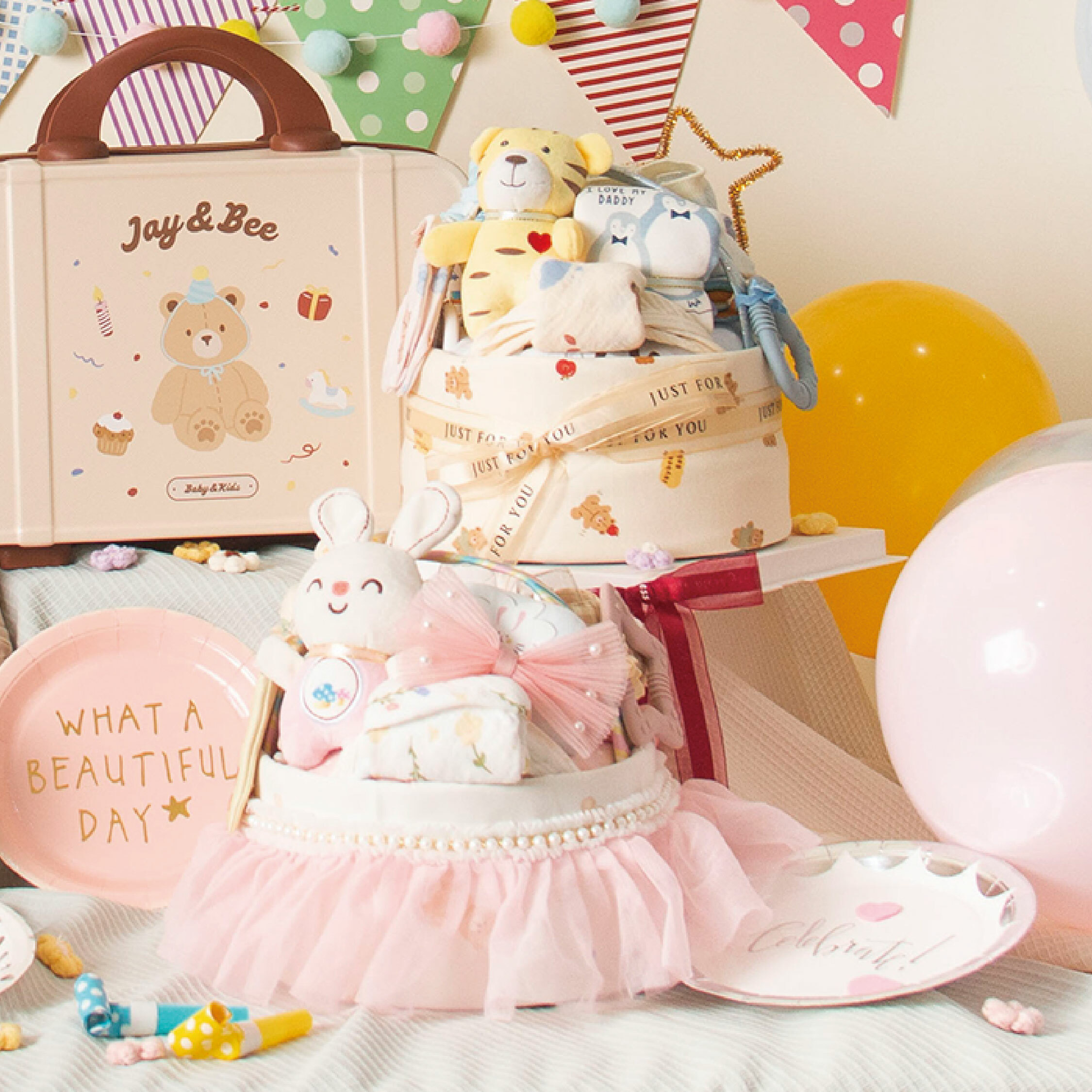 捷比童裝 尿布蛋糕 (新生兒送禮首選)