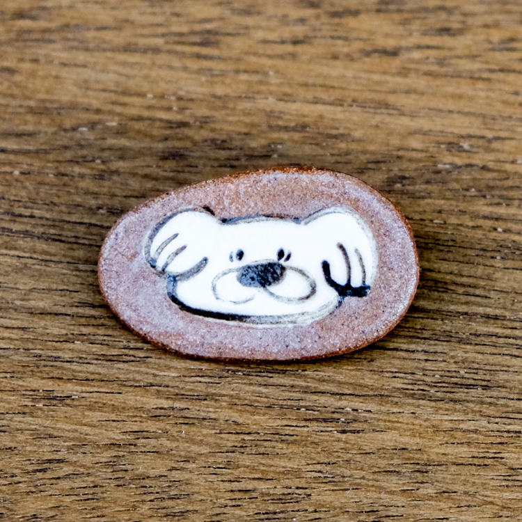 SP｜Mal Woo毛物｜陶瓷手捏別針｜小