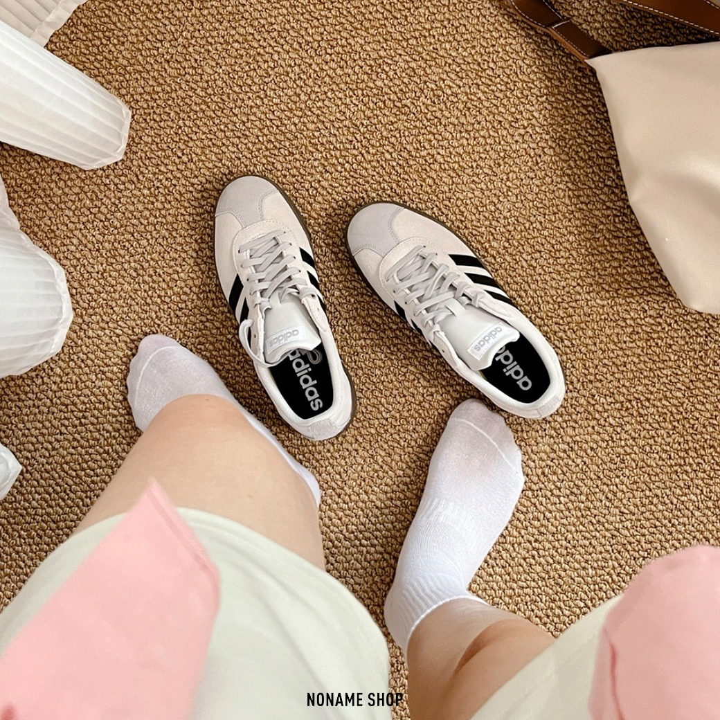ADIDAS VL Court 2.0 德訓鞋 米灰 (男/女款)
