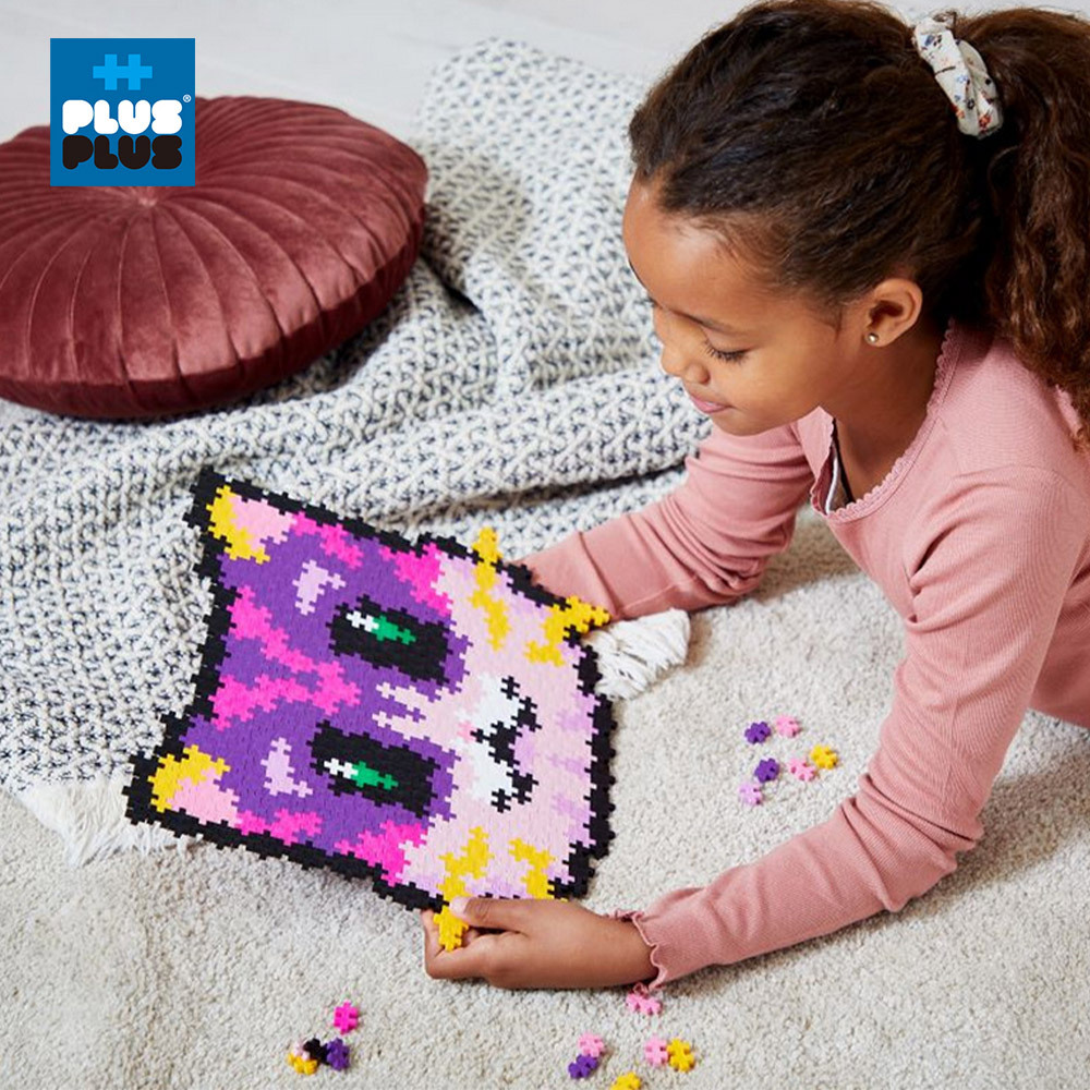 【++Plus-Plus 加加積木】小顆粒  拼圖系列 - 小貓咪500片 (PLU009054)