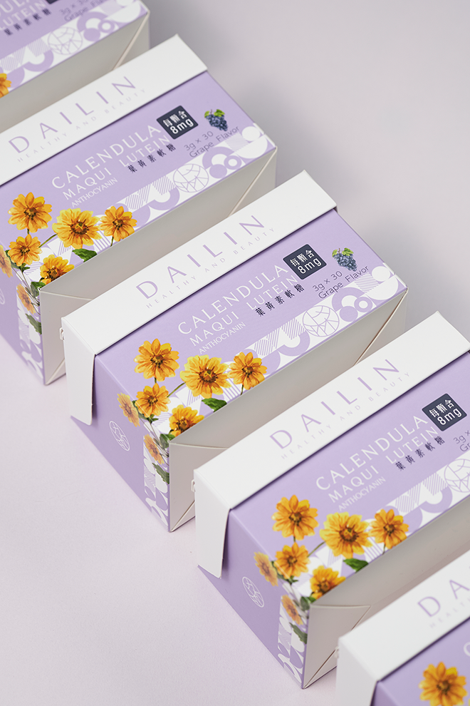 Calendula Lutein Gummy (Grape taste) 30pills