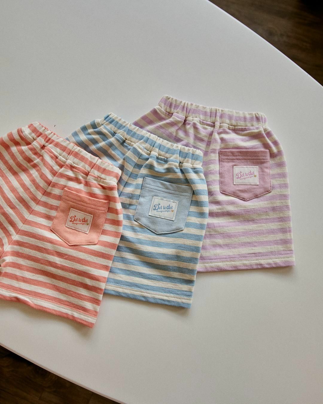 25S/S DTD條紋糖果系列-V形縫線上下套裝