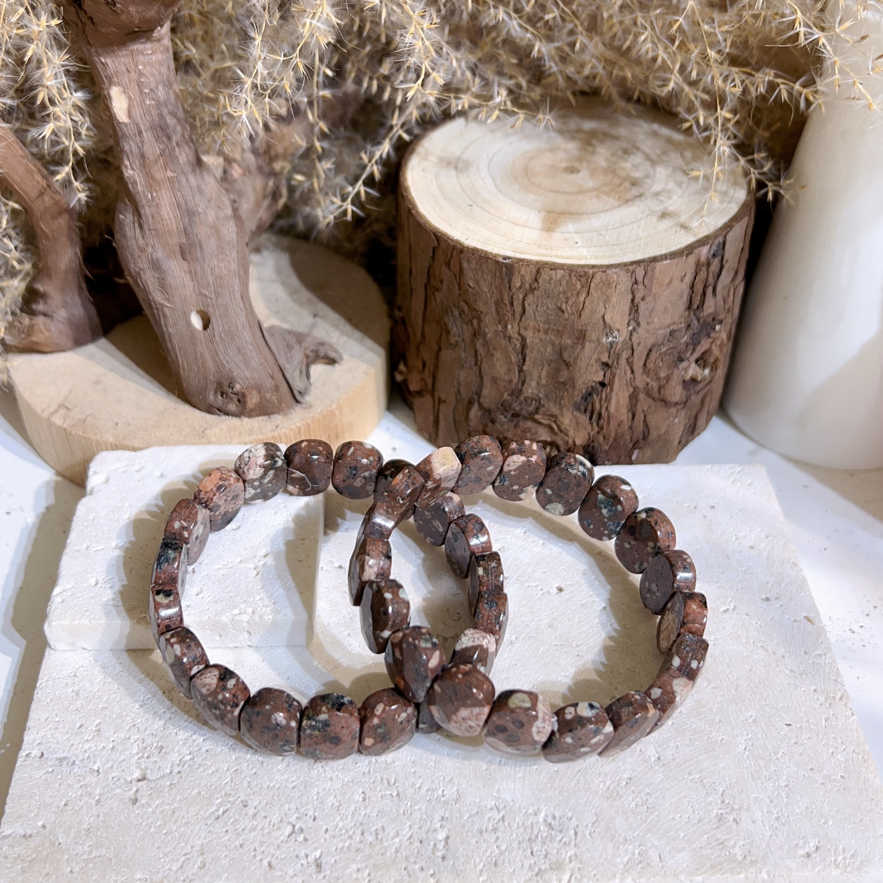 💛$120@2 龍宮雨花石手排 14mm