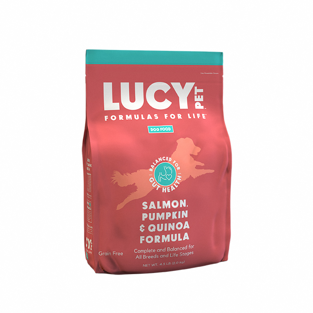 LUCY 魔力寵糧 犬用 無榖超級食物配方 鮭魚雞肉燉南瓜 大顆粒 2kg