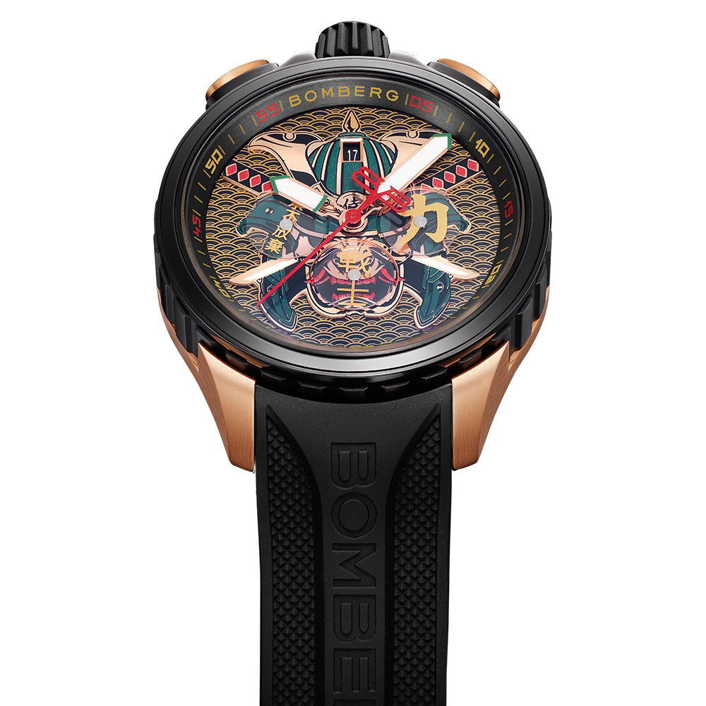 Bolt-68 Heritage 黃金武士計時碼錶