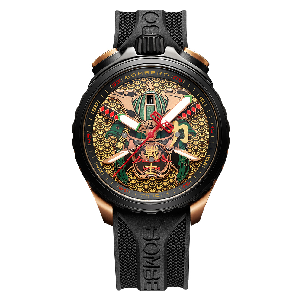 Bolt-68 Heritage 黃金武士計時碼錶