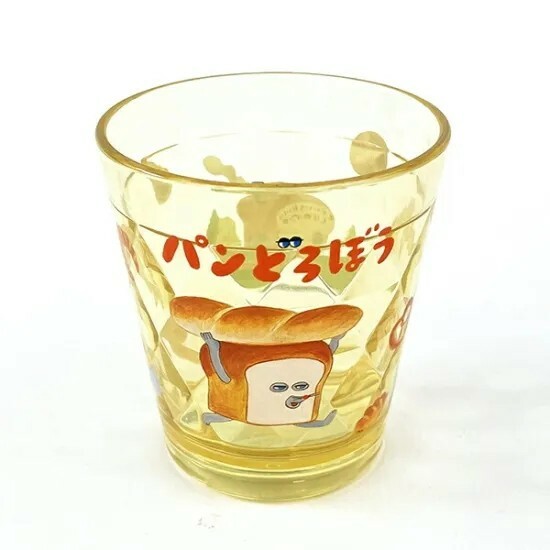 【現貨】麵包小偷透明杯子 280ml 水杯 果汁杯 牛奶杯