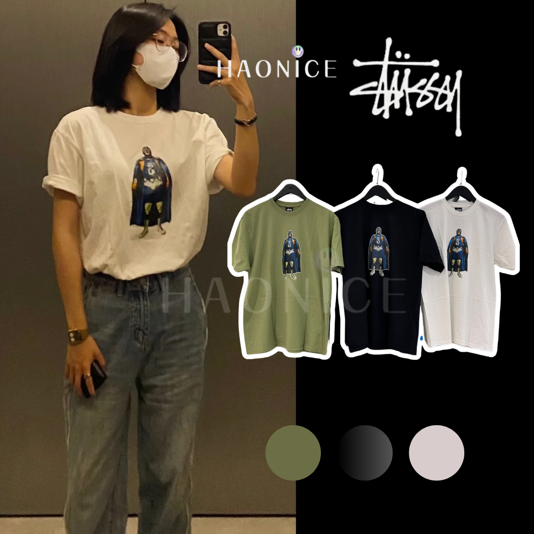 【HAO NICE 】美國🇺🇸街頭潮流 STUSSY 24SS 春夏新款 Lucha Tee 摔角選手圖案 短T