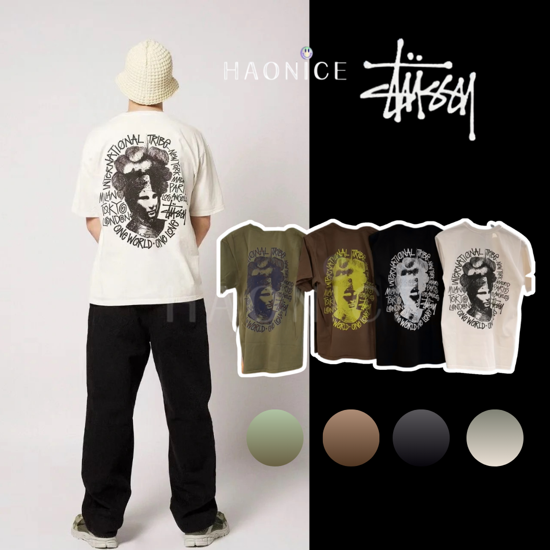 【HAO NICE 】美國🇺🇸街頭潮流 Stussy 24SS Camelot Tee 卡美洛 人像塗鴉 短T 街頭感🈵️🈵