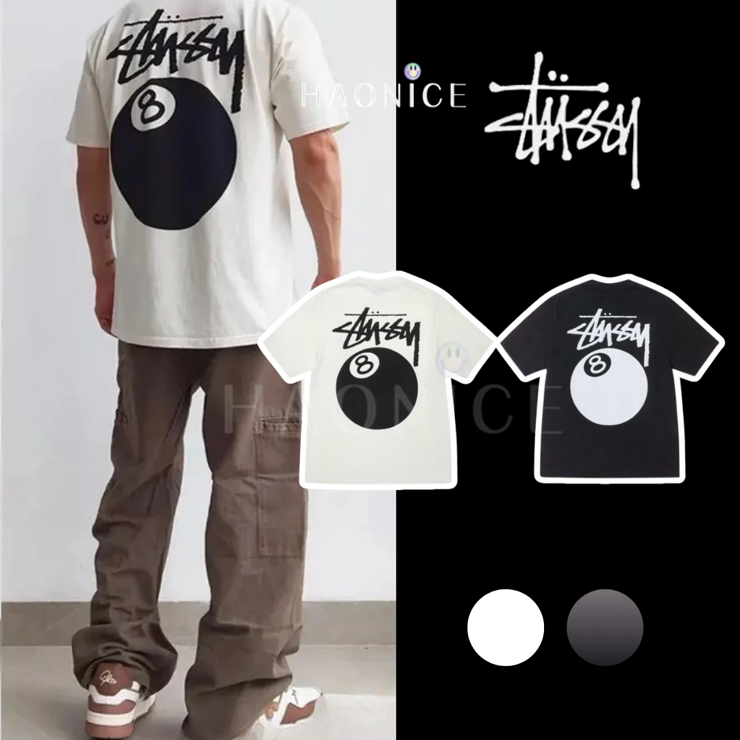 【NICE 歐美日韓代購】24SS新款🔥潮流品牌🔥STUSSY 8號球🎱logo短袖 短T 撞球 街頭