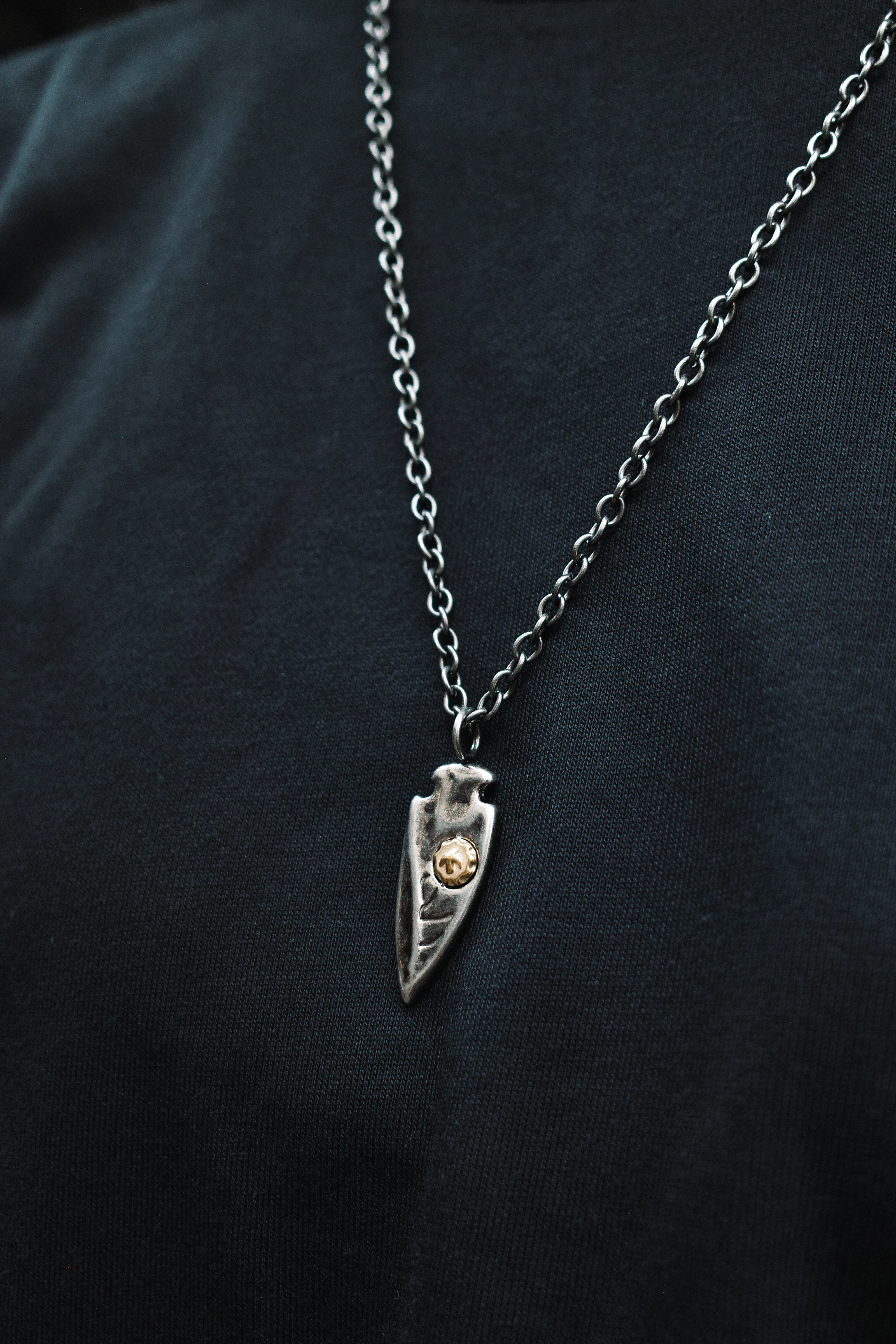 『Always_Good』復古 三角 吊墜 項鏈