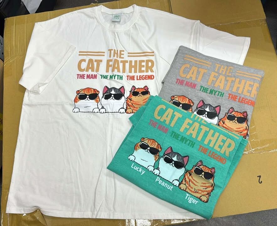 KR 韓國黑超貓 T-shirt，清貨價貨品，不設退換(K2 M418)