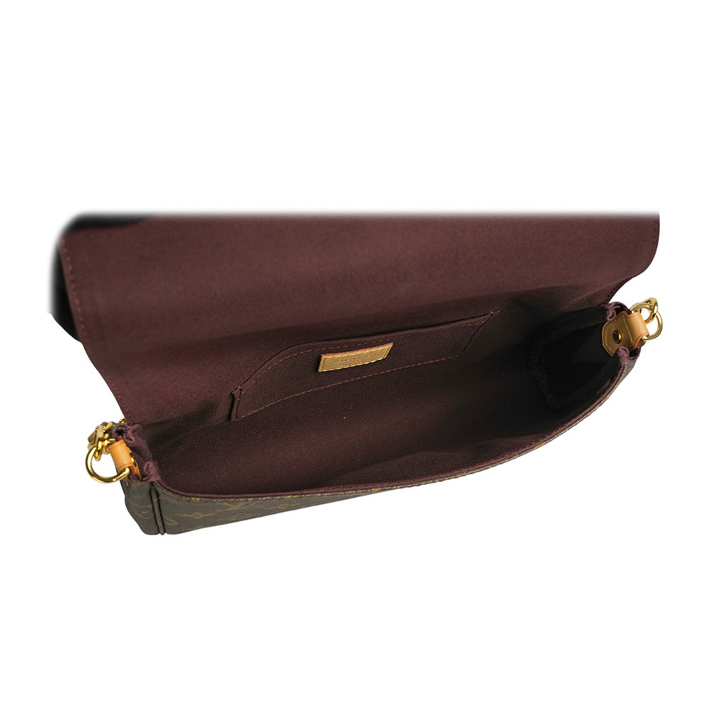 【Louis Vuitton / LV】Monogram FAVORITE MM 帆布翻蓋二用包 M40718