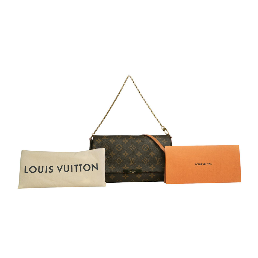 【Louis Vuitton / LV】Monogram FAVORITE MM 帆布翻蓋二用包 M40718