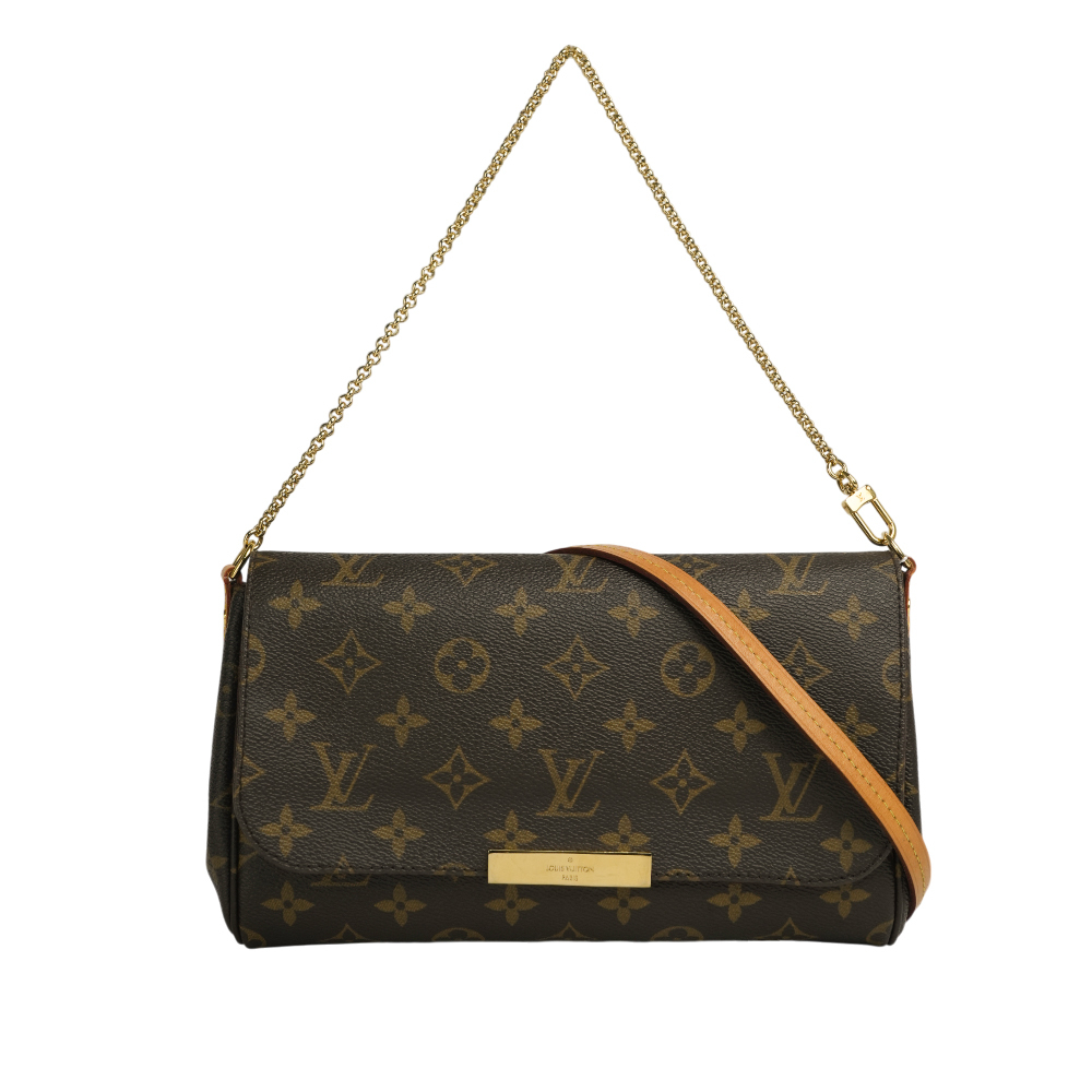 【Louis Vuitton / LV】Monogram FAVORITE MM 帆布翻蓋二用包 M40718
