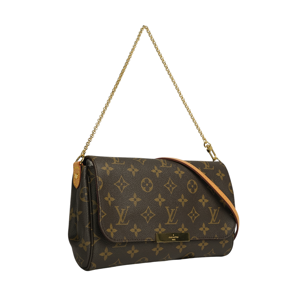 【Louis Vuitton / LV】Monogram FAVORITE MM 帆布翻蓋二用包 M40718