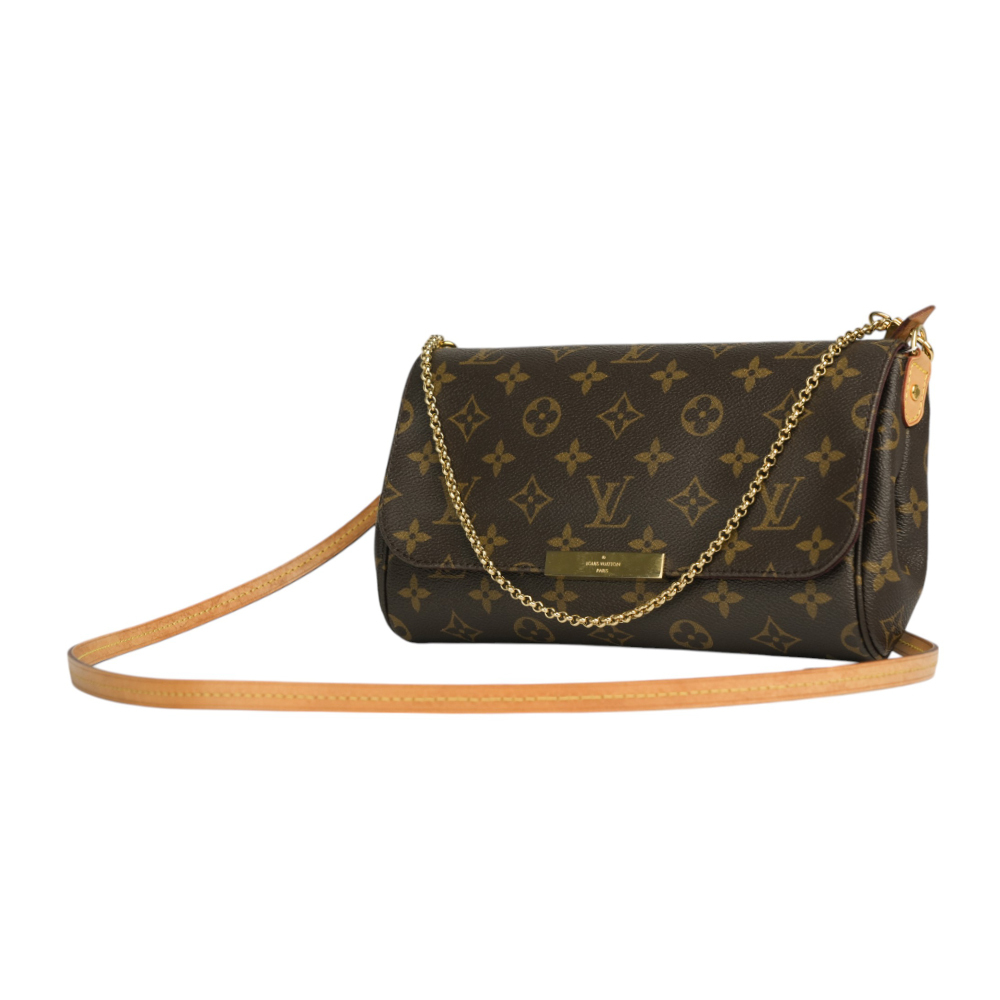 【Louis Vuitton / LV】Monogram FAVORITE MM 帆布翻蓋二用包 M40718