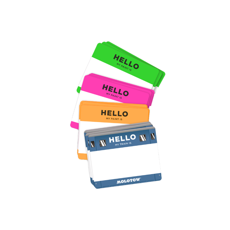 “HELLO My Paint is” Sticker Set