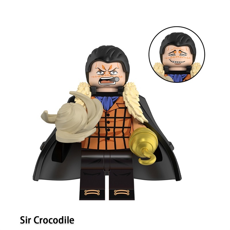 One Piece Sir Crocodile Custom Minifigures Minifigs Fit Lego WM2787