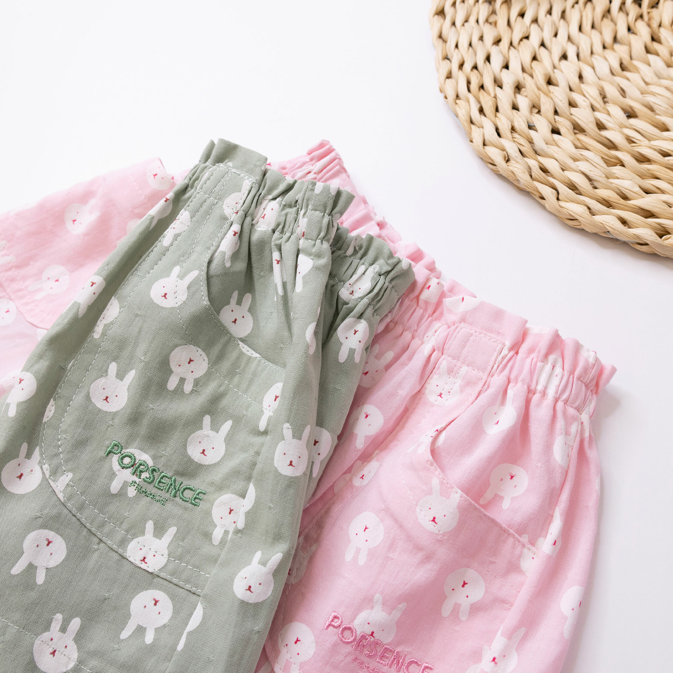 波紳士【12055】可愛滿版小兔兔短褲＊二色