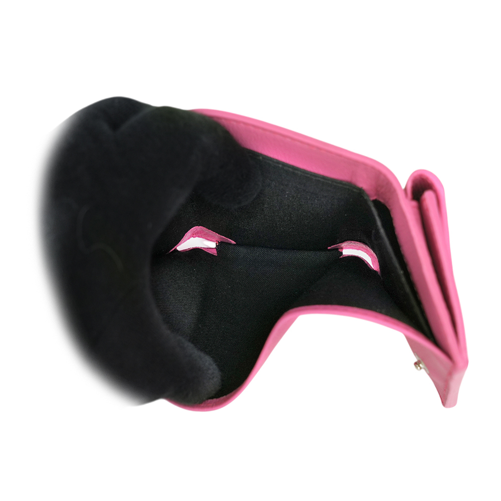 【BALENCIAGA】Papier 小牛皮迷你三折短夾(粉色)391446 DLQ0N 5503