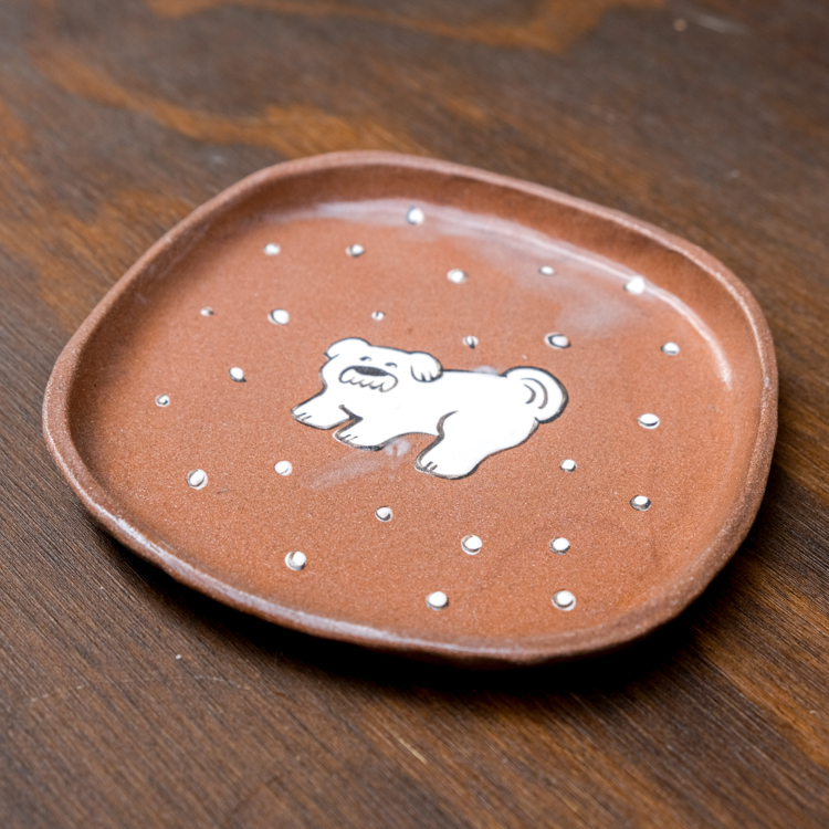 SP｜Mal Woo毛物｜陶瓷手捏陶盤｜中｜B