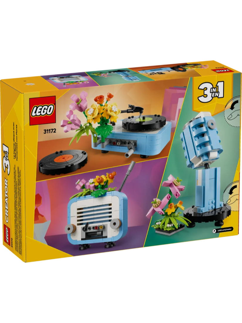 LEGO 31172 花飾唱片機