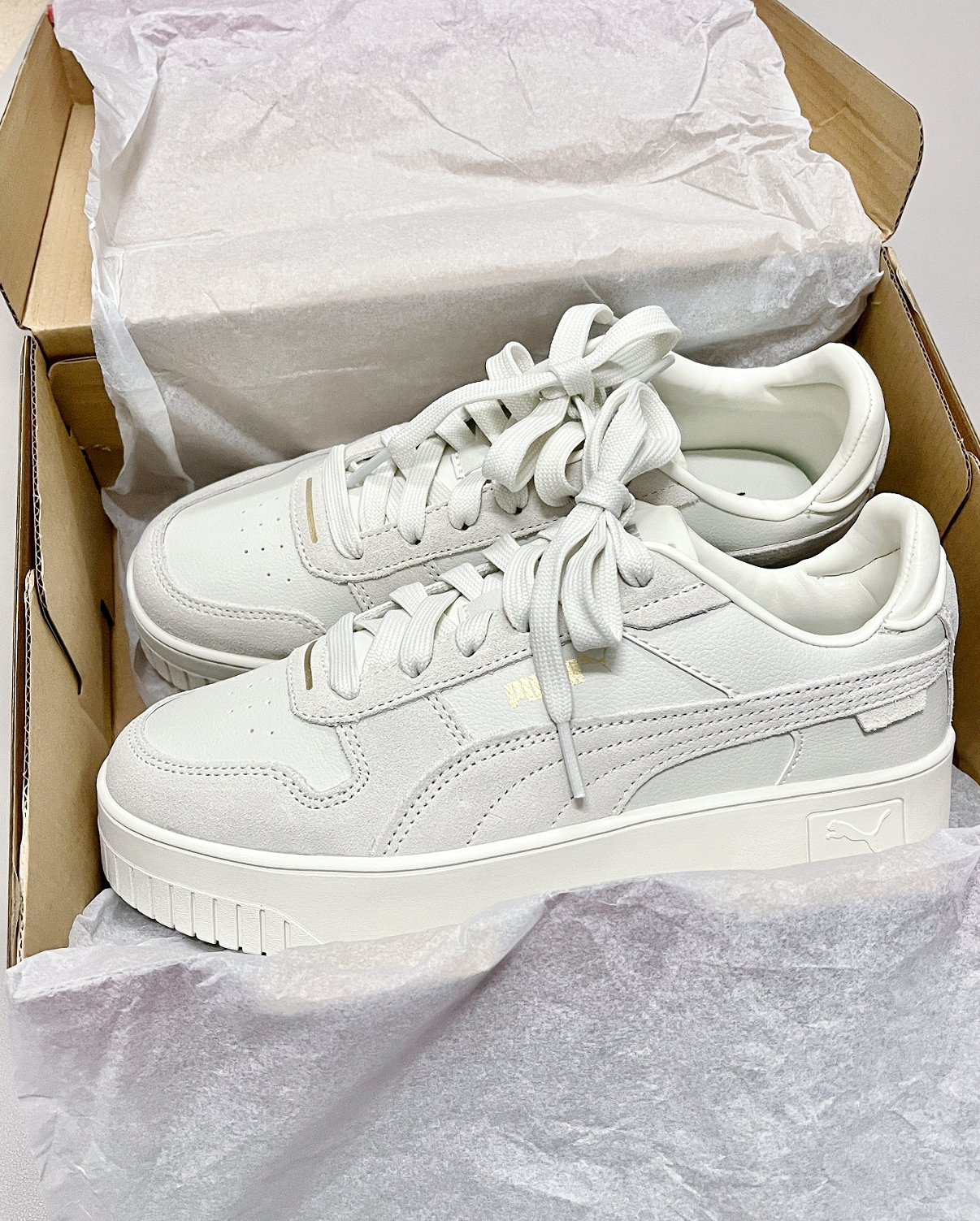 PUMA CARINA STREET 白金（395093-02）