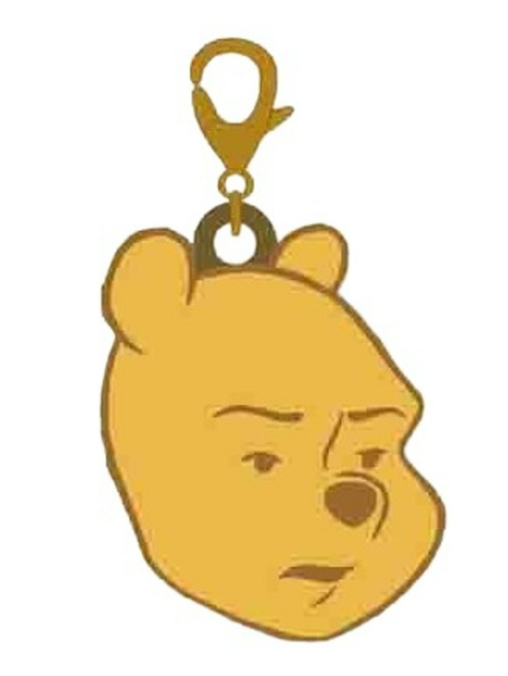【現貨】小熊維尼 迷你吊飾皺眉臉 小熊維尼趣味臉系列