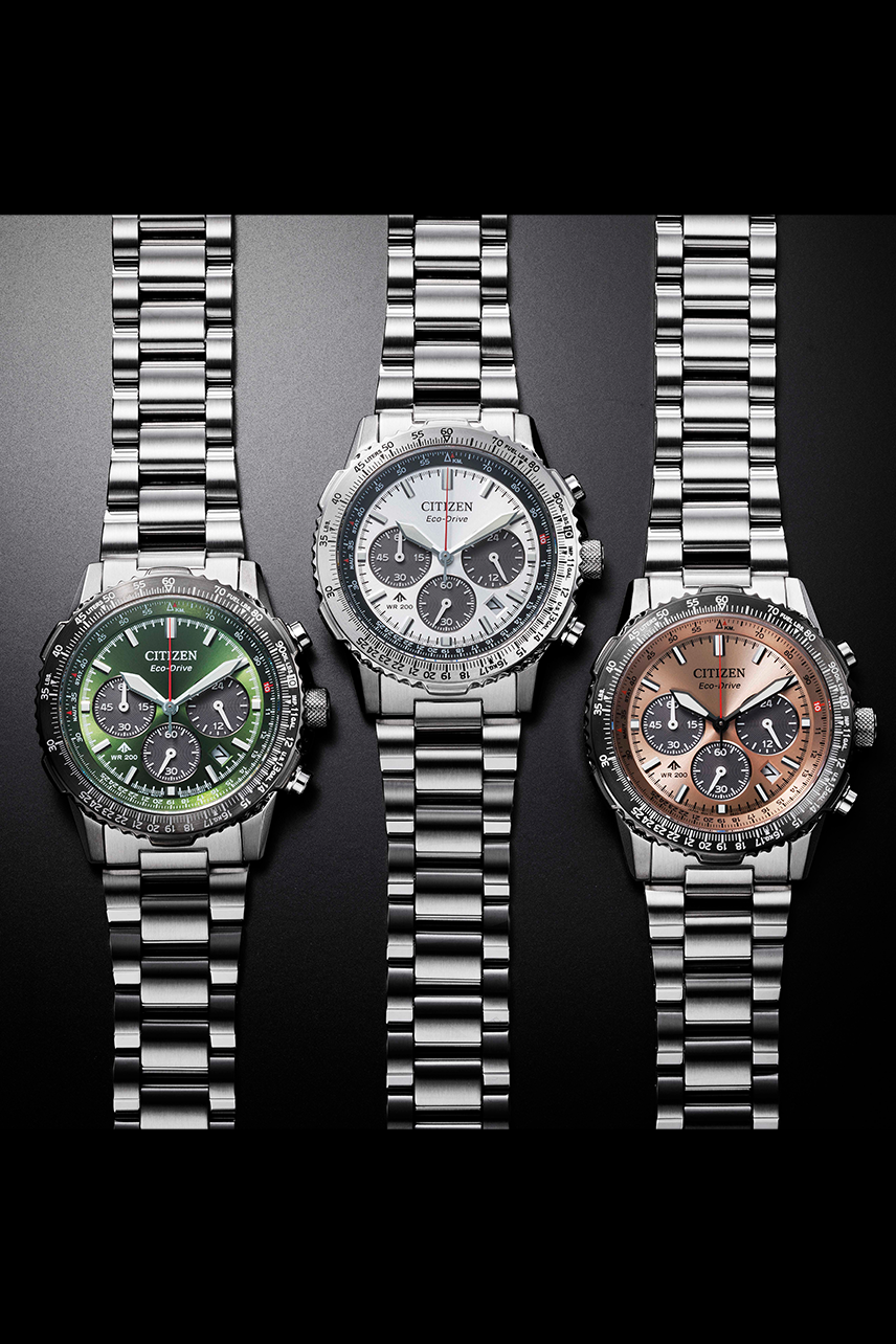 Citizen 星辰 Promaster CA4660-61A 銀色 , CA4664-60X 海軍鷹 , CA4664-60W 綠色 Promaster Eco-Drive solar Luminous date metal 太陽能夜光日期金屬手錶