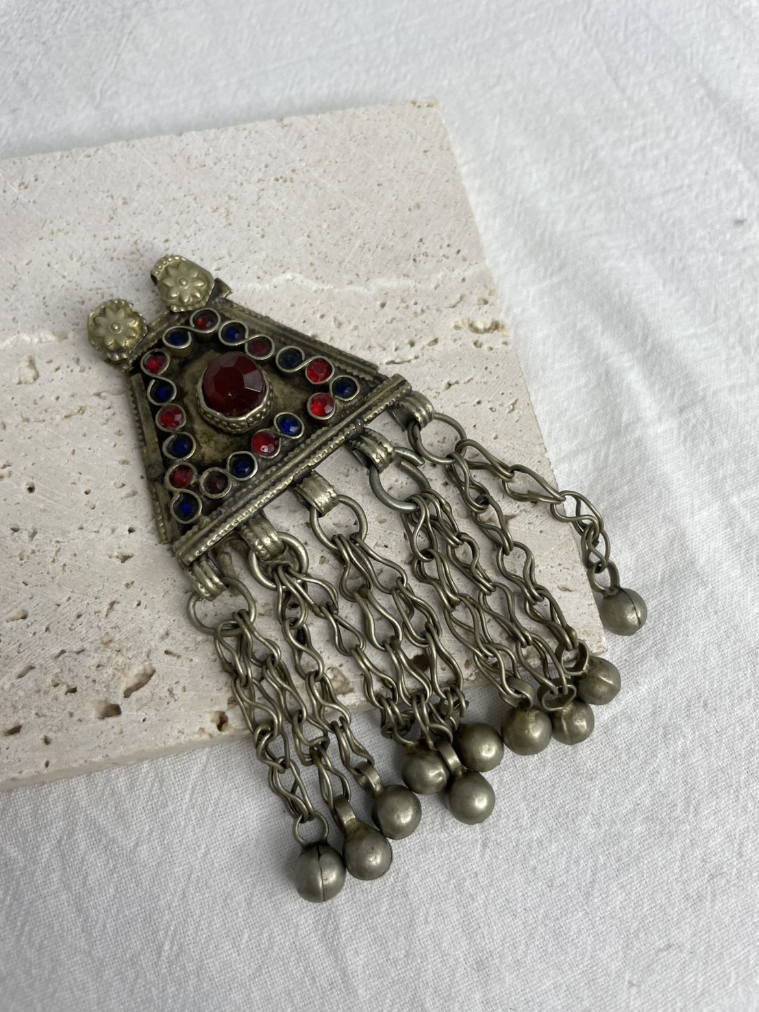 No.43 三角形阿富汗鈴鐺墜飾 9.5cm