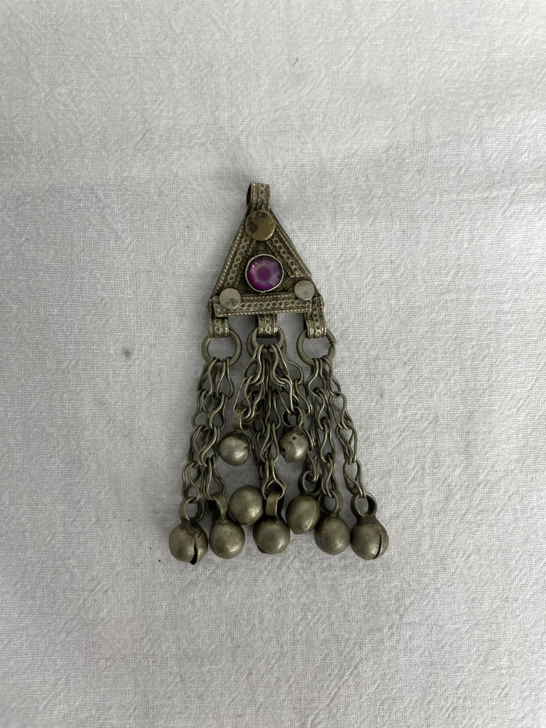 No.45 三角形阿富汗鈴鐺墜飾 8cm