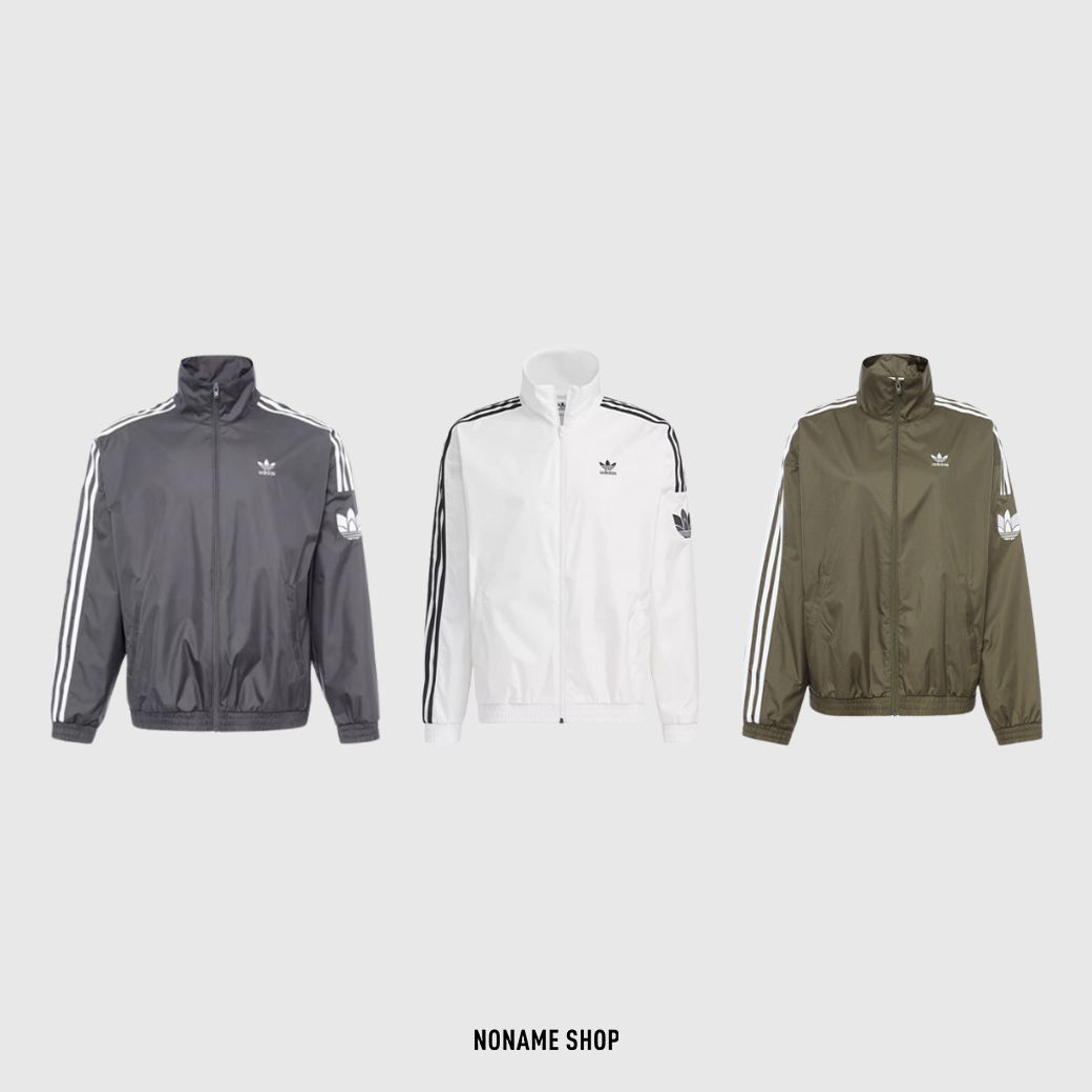 ADIDAS ORIGINALS 三葉草 復古 立領 三線 防風 防潑水 外套 三色 (男款)