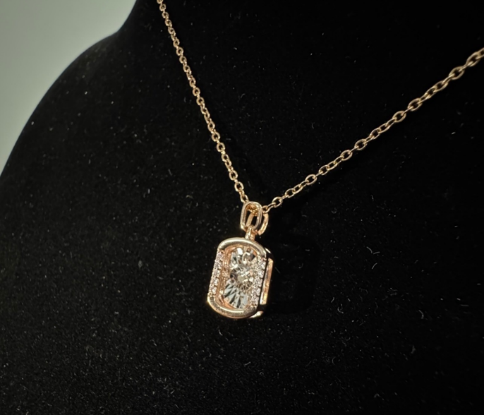 【現貨】C&C TW030732 高質感長方型款項鍊