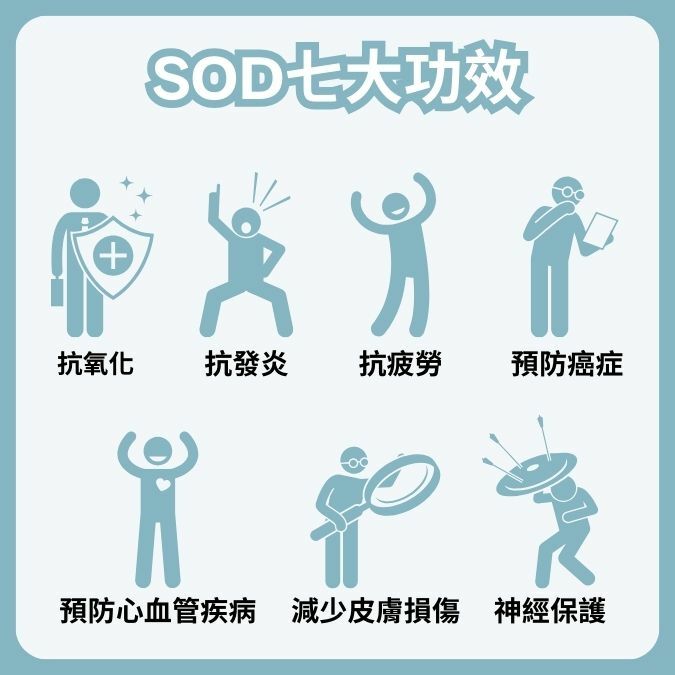 SOD七大功效