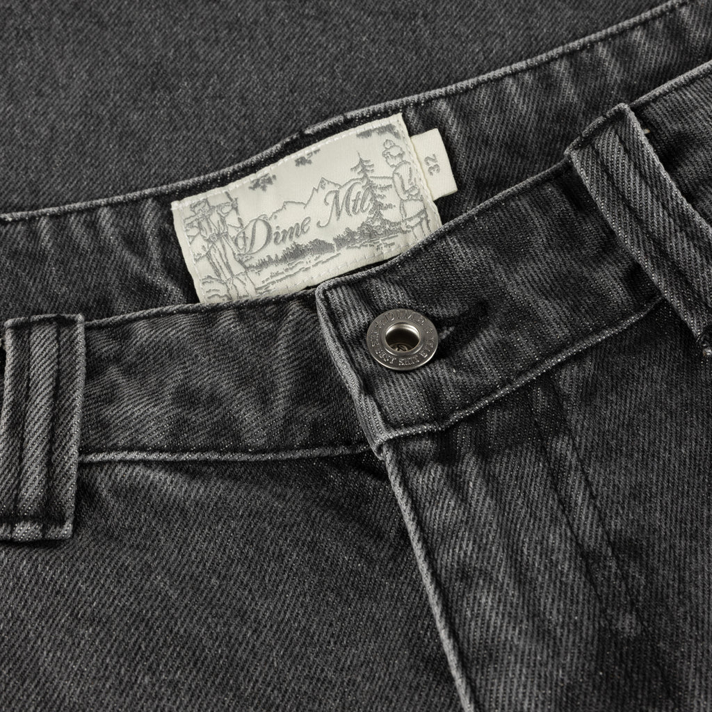 DIME｜Carpenter Denim Shorts ''Faded black''