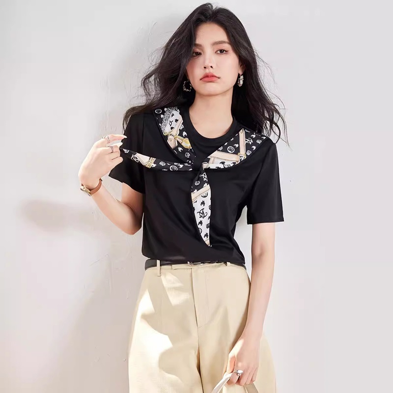 【零碼出清不退換】印花披肩柔棉上衣