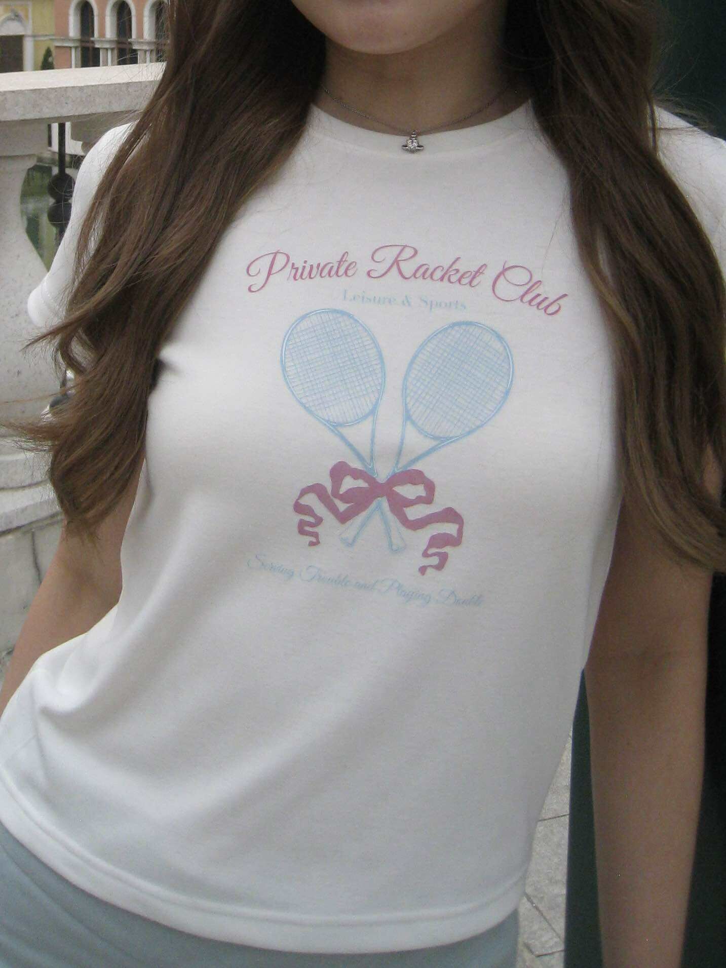 Kiparapa House - 【現貨】網球拍 Baby Tee 裇