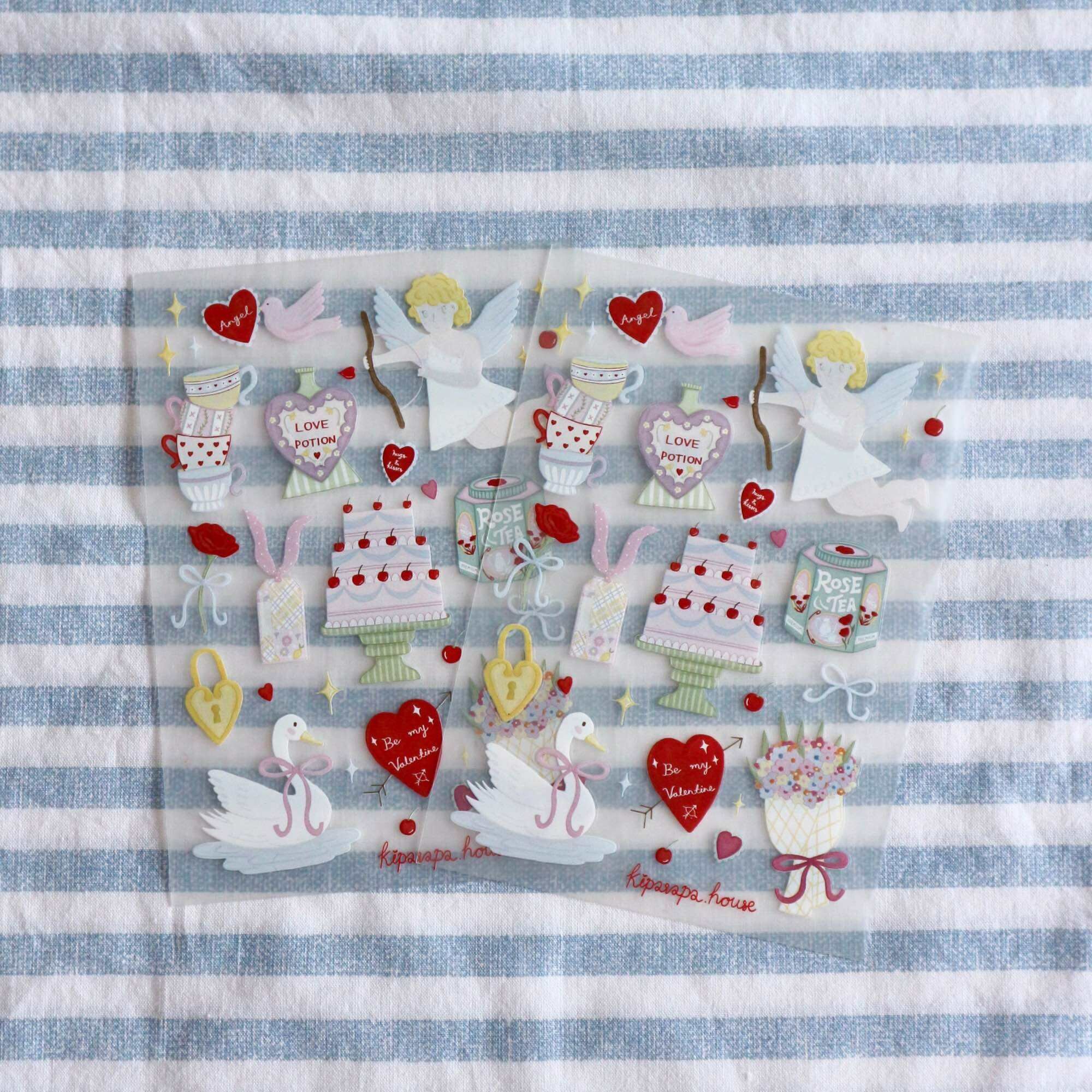 Kiparapa House -   【少量現貨】丘比特 A6 貼紙