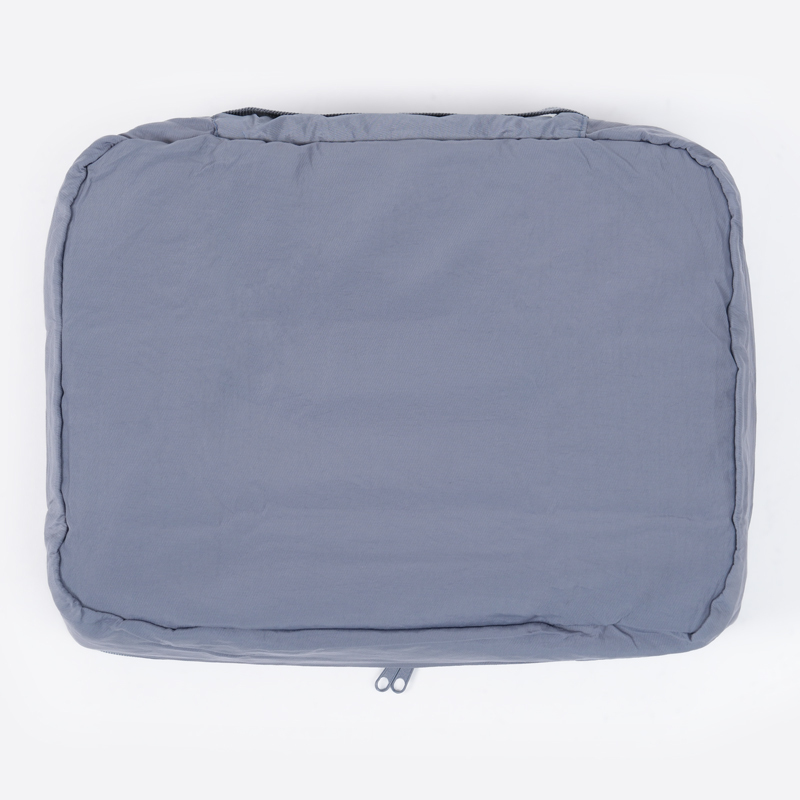 SP 折疊式尼龍旅行用衣物收納袋/藍 22x29x8cm