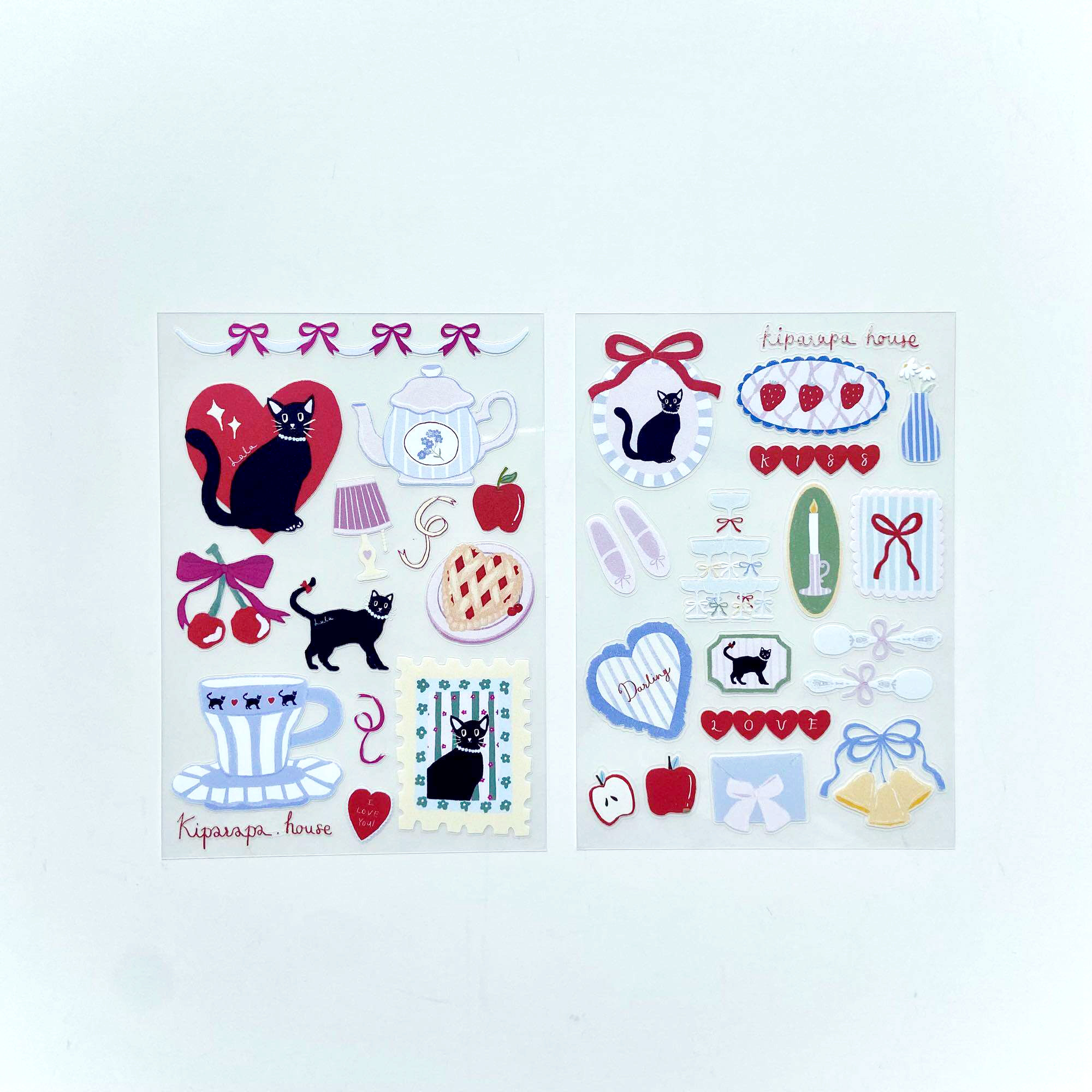 Kiparapa House - 【少量現貨】Lala 黑貓 A6 貼紙