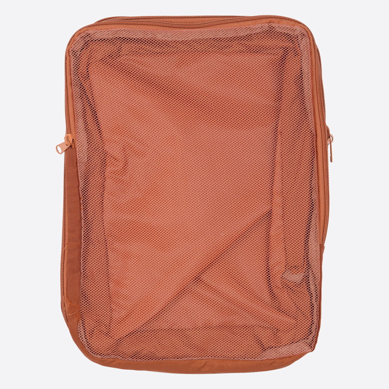 SP 雙層拉鍊旅行壓縮袋/橙 25x35x15cm