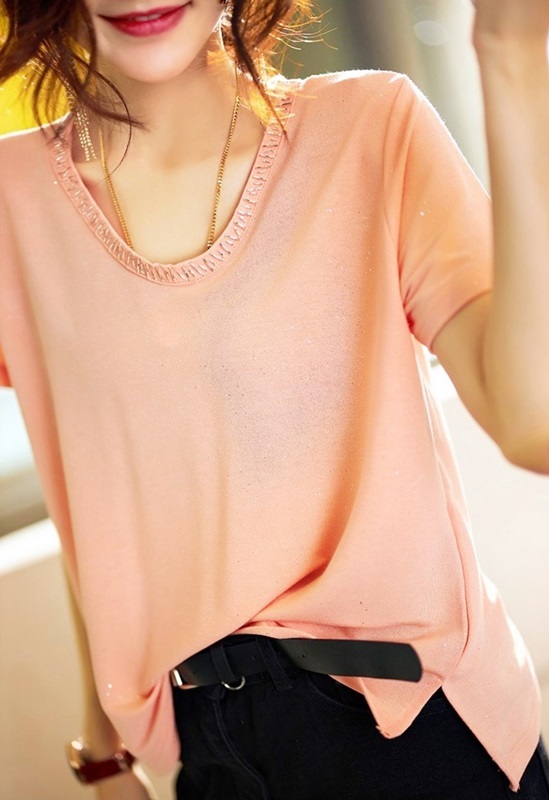 大V金粉T恤上衣 三色