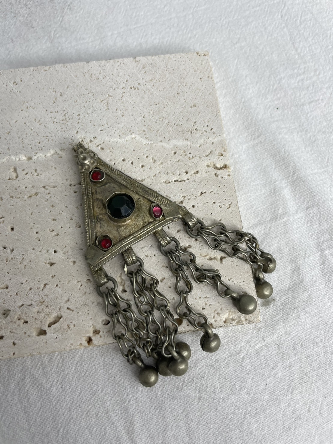 No.62 三角形阿富汗鈴鐺墜飾 8cm