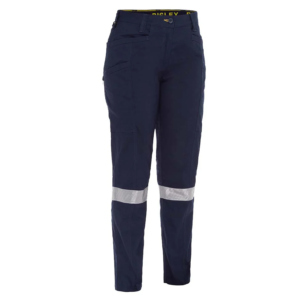 BPC6150T NVYL 黃色反光條 超涼透氣彈性工作褲