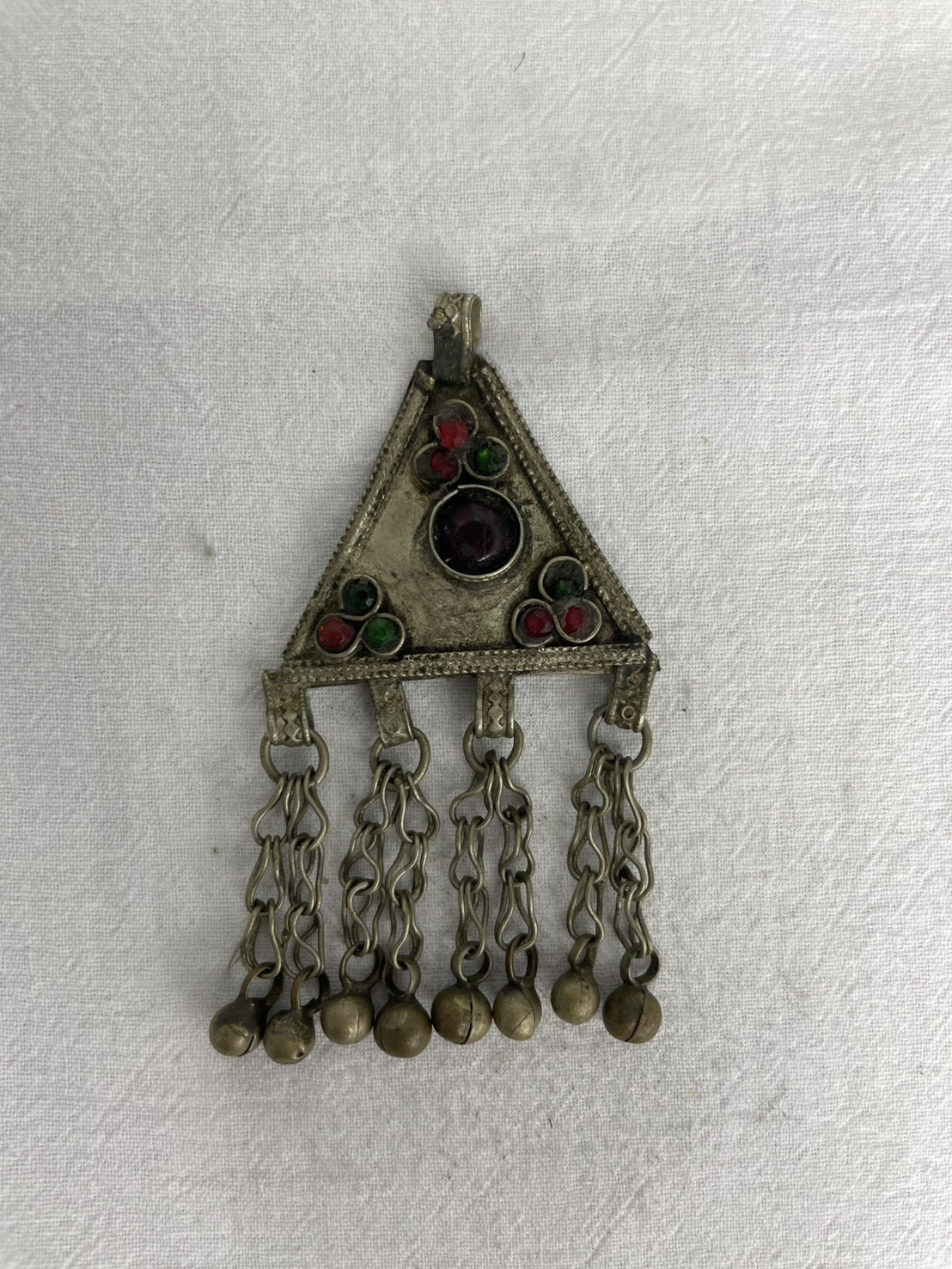 No.63 三角形阿富汗鈴鐺墜飾 9cm