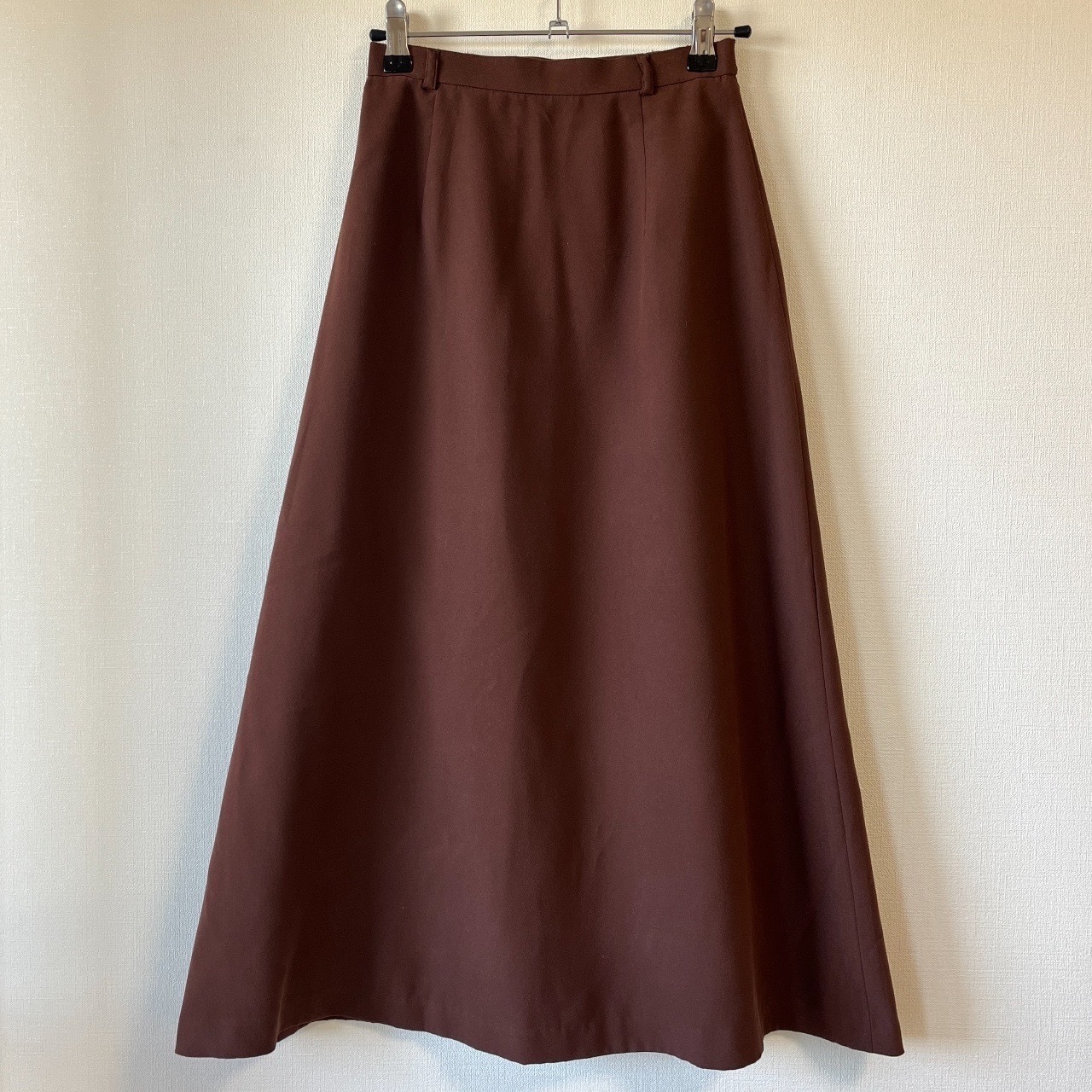 日本製啡色A字裙