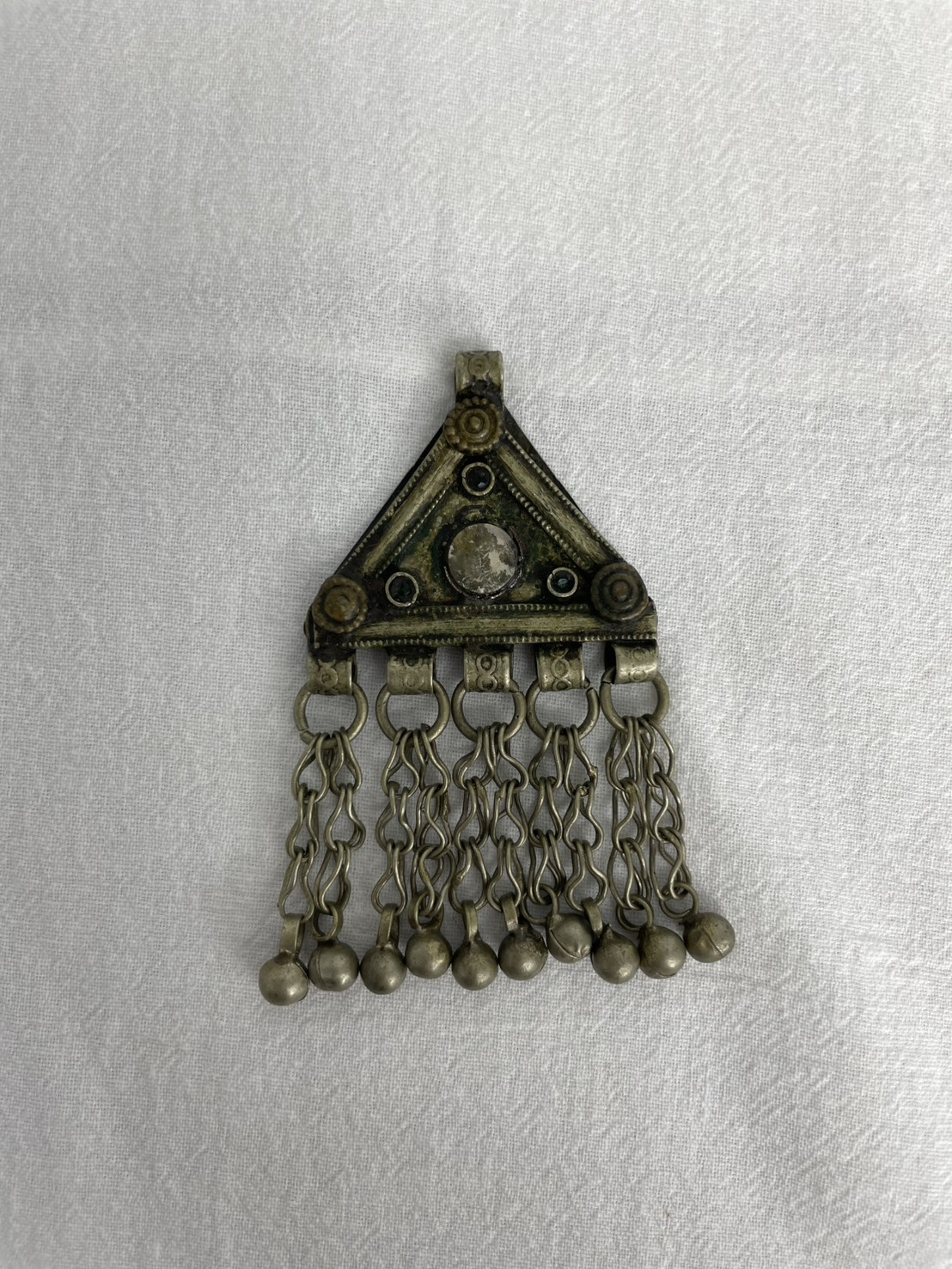 No.68 三角形阿富汗鈴鐺墜飾 8cm