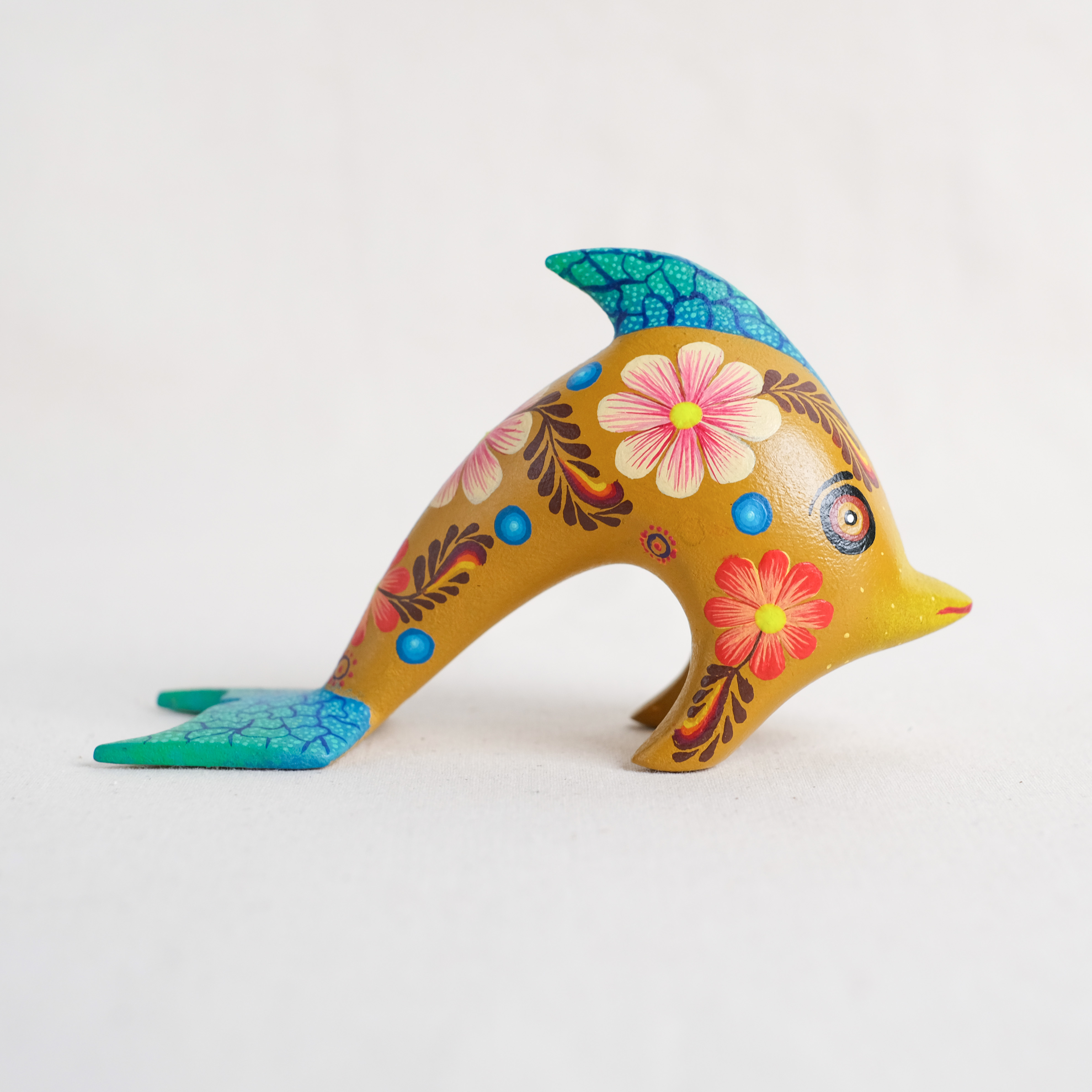 神獸手工木雕｜Pescado 01｜墨西哥